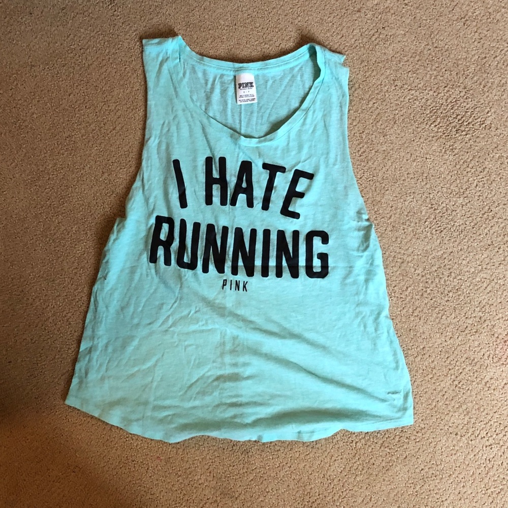 Pink workout shirt